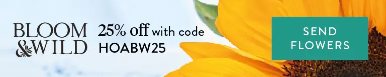 Exclusive Bloom & Wild 25% off offer