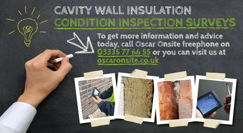 Cavity insulation condition inspection survey