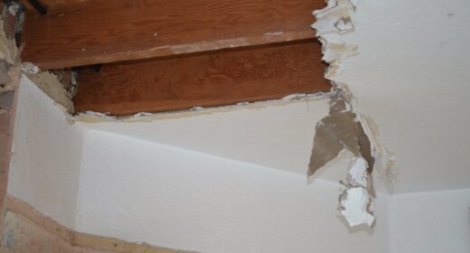 water leaking from upstairs