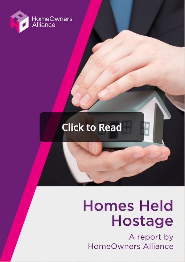 Cover of HOA report into uk leasehold system