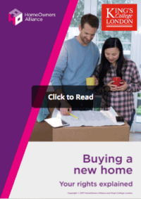 Click to read our online report on your rights when buying a new home